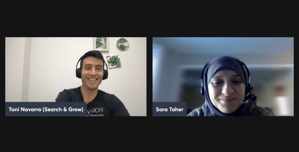 sara taher Search and Grow Podcast